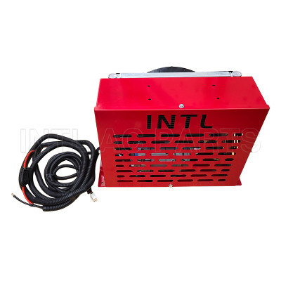 Horizontal engineering Red  24V Electric air conditioner Split type parking air conditioner assembly horizontal type (scroll compressor)