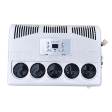 Horizontal engineering Red 24V Electric air conditioner Split type parking air conditioner assembly horizontal type (scroll compressor)