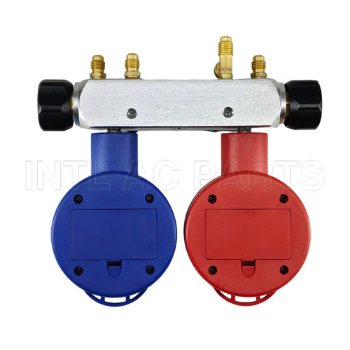 MANIFOLD WITH DIGITAL GAUGES Digital Manifold gauge 4-Port with Micron Gauge