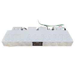 BEU-229 Single cooling LHD OR 12V Aluminium valve Evaporator Unit With remote control 8 holes Fuel compressor