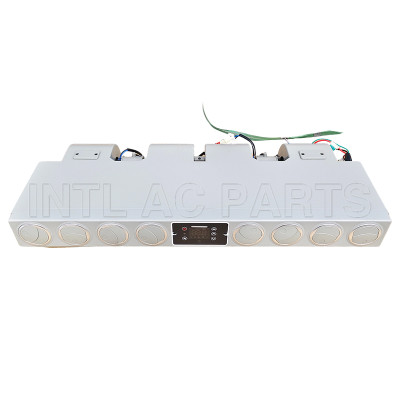 BEU-229 Single cooling LHD OR 12V Aluminium valve Evaporator Unit With remote control 8 holes Fuel compressor