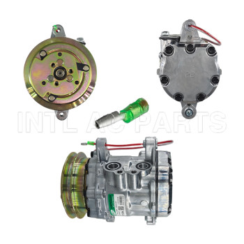 RC.600.093 8317 7B10 1A 115MM 12V a/c ac compressor Compressor Modelo 7B10 12 Volts Polia Canal 1A 115 mm R134a