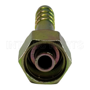 INTL-HF3004 #6 O-RING Straight Iron Fitting