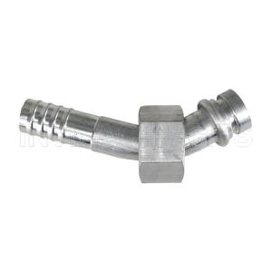 INTL-HF5011 #12 45 Degree Aluminum Barb Female O-ring R134A Fitting