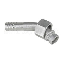 INTL-HF5011 #12 45 Degree Aluminum Barb Female O-ring R134A Fitting