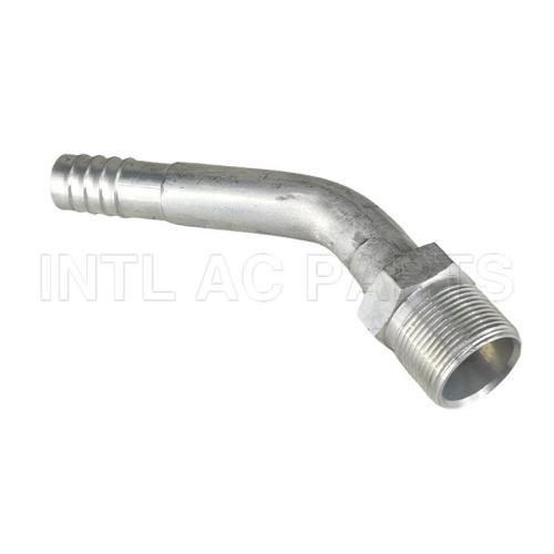 #12 R134a  45° Hose Barb Fittings Auminum Parts