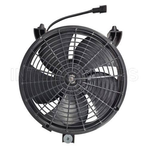 7812A280 MN123607 RC.550.218 CAR AUTO AC CONDENSER Electronic fan for Mitsubishi L200 2005- Sobre 2.5L 3.2L 3.5L