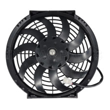 10 inch 24V 120W squre frame with 8 crooked blade condenser fan