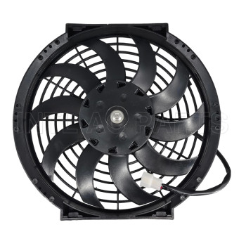 10 inch 24V 120W squre frame with 8 crooked blade condenser fan