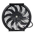 10 inch 24V 120W squre frame with 8 crooked blade condenser fan