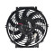 10 inch 24V 120W squre frame with 8 crooked blade condenser fan