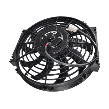 10 inch 24V 120W squre frame with 8 crooked blade condenser fan