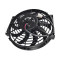 10 inch 24V 120W squre frame with 8 crooked blade condenser fan