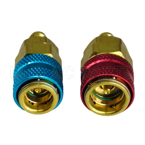 R134a straight column special conversion joint high and low pressure Adapter Coupler