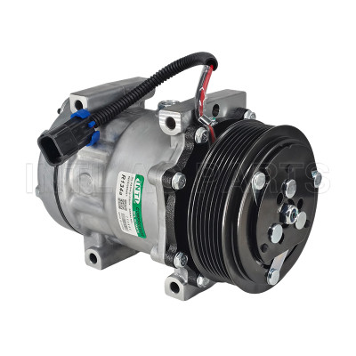 031013 1410106 7H15 S-BODY 7PK 126MM 12V 4577 HEAD Auto Ac Compressor for Kenworth  Compressor Peterbilt  Compressor 2004577AM 98500 C2809