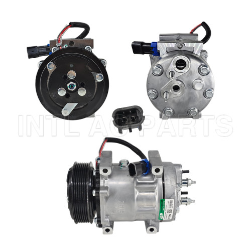 031013 1410106 7H15 S-BODY 7PK 126MM 12V 4577 HEAD Auto Ac Compressor for Kenworth  Compressor Peterbilt  Compressor 2004577AM 98500 C2809
