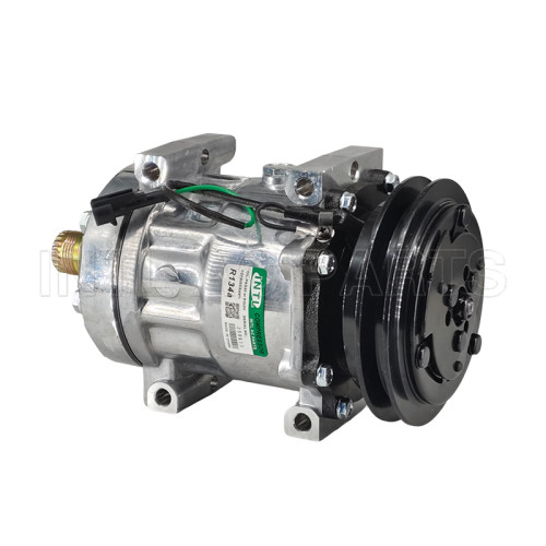 7H15 S-BODY 1A 135MM 24V MD HEAD HOR#1X14&1X1 Air Conditioning Compressor for CASE / IH – Compressor for Ford-New Holland B95 Backhoe Compressor