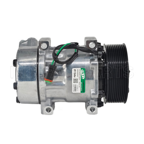 QP7H15-6258 RC.600.023 7H15 10PK 120MM 24V Auto A/C Compressor for scania 10-6078 1531196 2438100 2543574 320219G 575196 6249 6258 850410N 890945