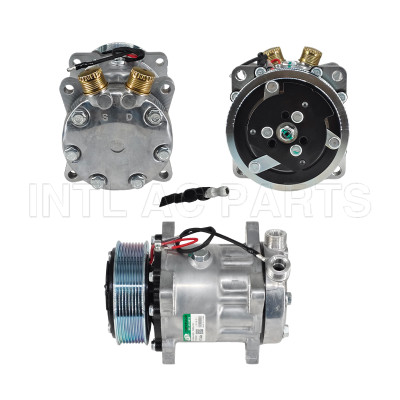 7H15 8 EAR 8PK 119MM 12V  air conditioning a/c Compressor 03-3441 1101254 124351 330-3144 5413 7700734103 SD709-7548 SD7H15-7850 7701499840