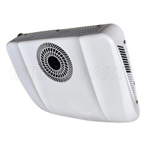 Top-mounted all-in-one car air conditioner electric truck heating and cooling car air conditioner Optimized version Smart battery 6 speeds WHITE 12V