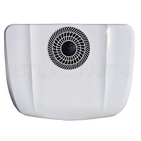 Top-mounted all-in-one car air conditioner electric truck heating and cooling car air conditioner Optimized version Smart battery 6 speeds WHITE 12V