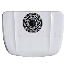 Top-mounted all-in-one car air conditioner electric truck heating and cooling car air conditioner Optimized version Smart battery 6 speeds WHITE 12V