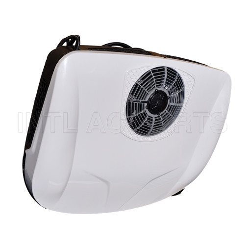 Porsche model intelligent speed regulationTop-mounted all-in-one car air conditioner electric truck heating and cooling car air conditioner optimized drainage White 12V