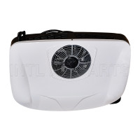 Porsche model intelligent speed regulationTop-mounted all-in-one car air conditioner electric truck heating and cooling car air conditioner optimized drainage White 12V