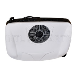 Porsche model intelligent speed regulationTop-mounted all-in-one car air conditioner electric truck heating and cooling car air conditioner optimized drainage White 12V