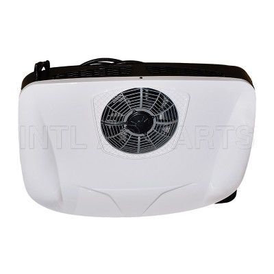 Porsche model intelligent speed regulationTop-mounted all-in-one car air conditioner electric truck heating and cooling car air conditioner optimized drainage White 12V