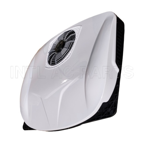 Porsche model intelligent speed regulationTop-mounted all-in-one car air conditioner electric truck heating and cooling car air conditioner optimized drainage White 12V
