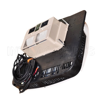 Porsche model intelligent speed regulationTop-mounted all-in-one car air conditioner electric truck heating and cooling car air conditioner optimized drainage White 12V