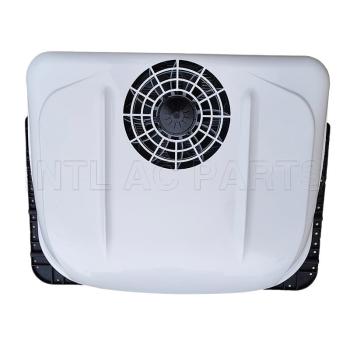 Top-mounted all-in-one car air conditioner electric truck heating and cooling car air conditioner New energy models Intelligent speed regulation white 12V