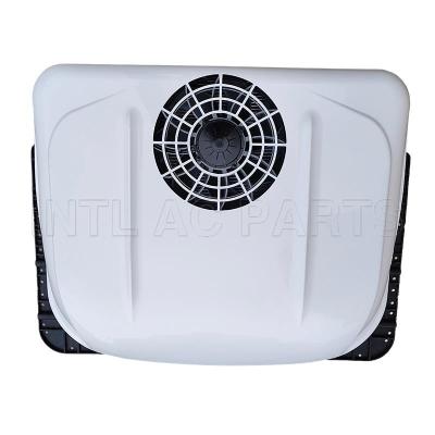Top-mounted all-in-one car air conditioner electric truck heating and cooling car air conditioner New energy models Intelligent speed regulation white 12V