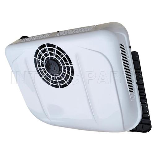 Top-mounted all-in-one car air conditioner electric truck heating and cooling car air conditioner New energy models Intelligent speed regulation white 12V
