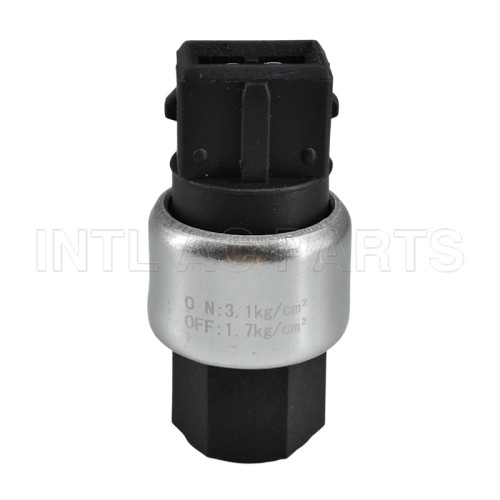 M12-P1.5 Female ON 3.1kg/cm2 OFF 1.7kg/cm2(DIFF) R-134a Auto Air conditioning pressure Sensor A/C High Pressure Switch for Volvo