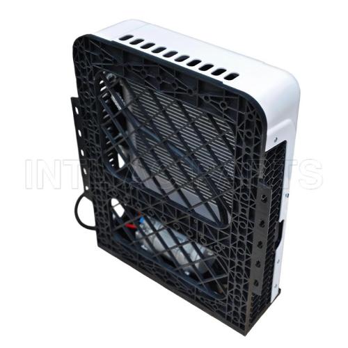 Backpack-style and Silent Standby White 12V parking air conditioner