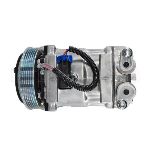 7H15 L-BODY 6PK 125MM 12V 4418-HEAD Auto AC Compressor for International (Navistar) Compressor CO2297CA PTAC54803 3004389 330-2162 157579 124498