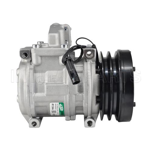 10PA15C 2PK 132MM 12V Car ac compressor for John Deere forage harvester 6010 series 6050 series 7000 series 108118 15027 203A87 437100-5060 447100-2990 AL78493 AZ44541