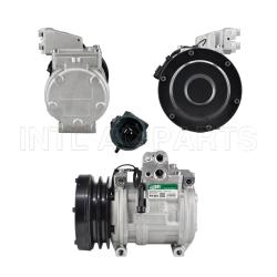 10PA15C 2PK 132MM 12V Car ac compressor for John Deere forage harvester 6010 series 6050 series 7000 series 108118 15027 203A87 437100-5060 447100-2990 AL78493 AZ44541