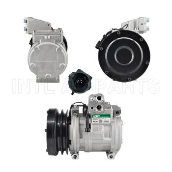 10PA15C 2PK 132MM 12V Car ac compressor for John Deere forage harvester 6010 series 6050 series 7000 series 108118 15027 203A87 437100-5060 447100-2990 AL78493 AZ44541
