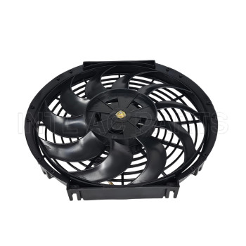 12 inch 24V 80W squre frame with 10 crooked blade AC condenser fan
