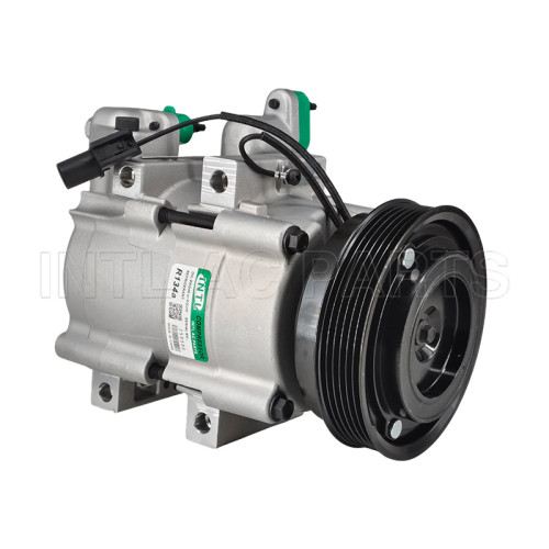 HS18 6PK 125MM 12V ROUND PLUG COMPARE XZC089 auto ac compressor for HYUNDAI TUCSON