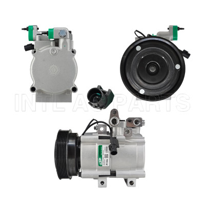 HS18 6PK 125MM 12V ROUND PLUG COMPARE XZC089 auto ac compressor for HYUNDAI TUCSON