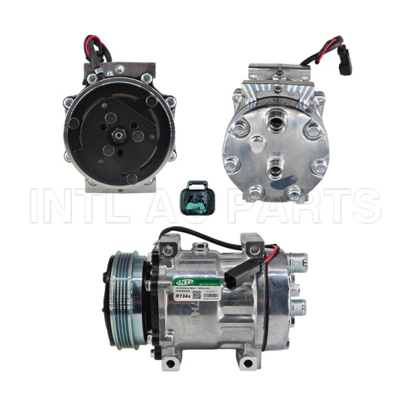 7H15 S-BODY 4PK 119MM 12V KG HEAD HOR#3X4X7/8 Auto air conditioning AC Compressor for NEW HOLLANDT5000 82D0156250CA 82D0156250MA SD7H15-8279 351128071