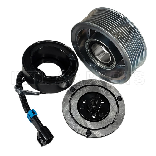 7H15 2012 Scania 12V Auto AC Clutch Assembly Silver Pulley