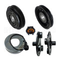 CR14 12V 4pk 125-129mm Car Ac Compressor clutch kit assembly for 2002-2007 Subaru Impreza