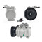 10PA17C 6PK 128MM 12V SQUARE PLUG Ac Air Conditioning Compressor FOR HYUNDAI TUCSON