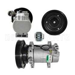 TV12C 5GV, 150mm 12V AC air conditioning Compressor for Toyota Coralla 2.0D 1997-2005 447300-1010 447300-1390 88320-1A360 88320-1A370 88410-1A150 10-2135 442500-2550