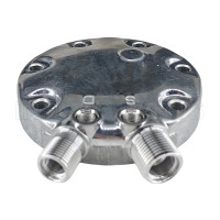 Sanden FC SD7H15 Compressor Back Cover Vertical 8 and 10 O-Ring Cylinder Head 82D042557MA